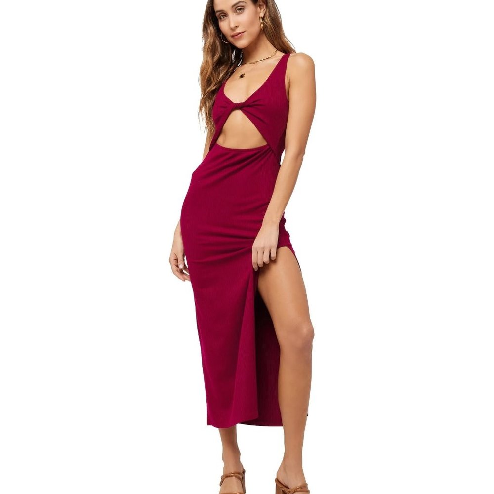 NWT L*Space Nico Dress in Cabernet